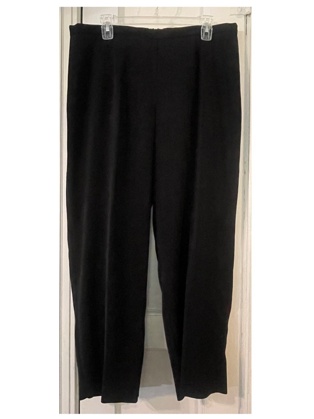 NWT Jessica Howard Black Pull-On Straight Leg Pants
